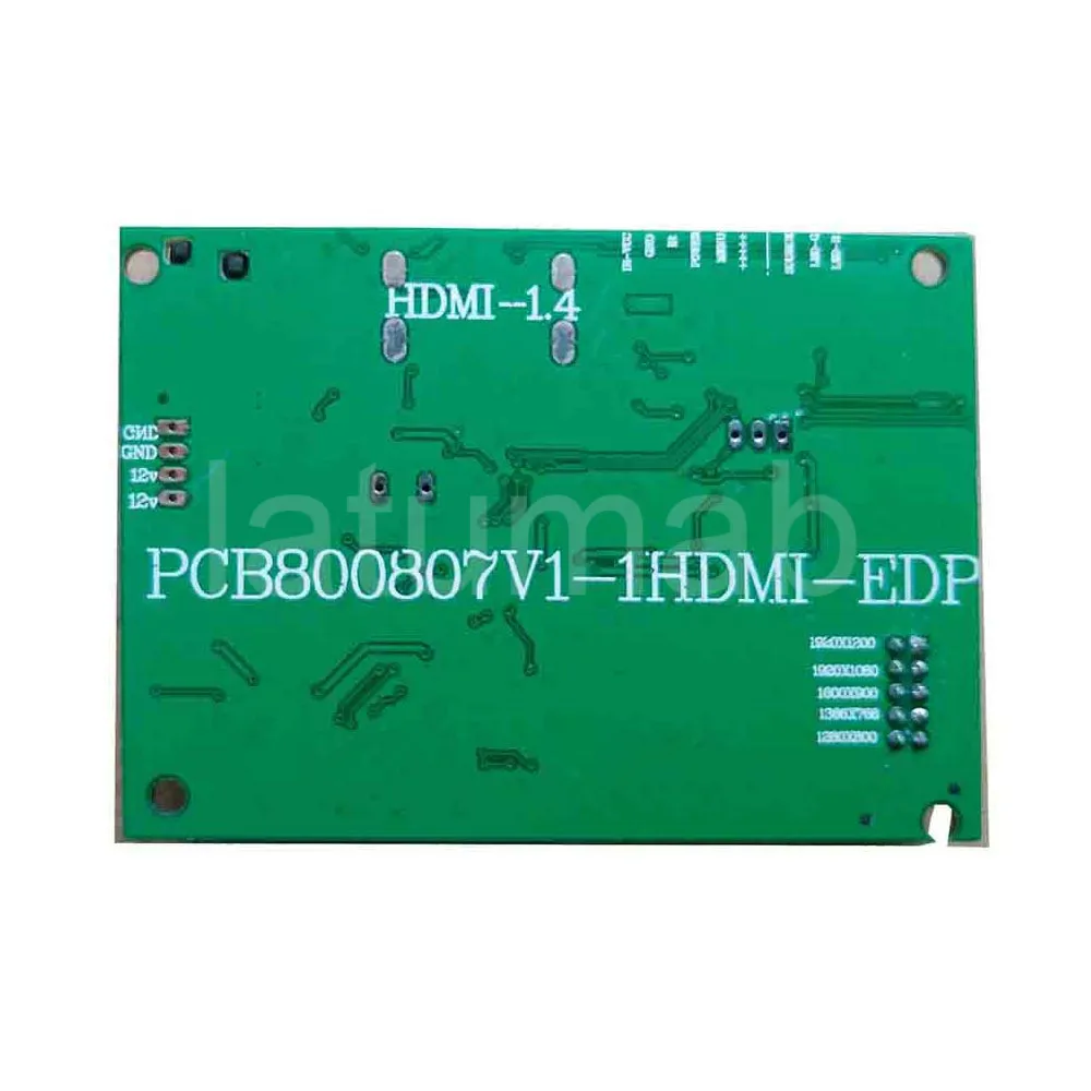 2HDMI edp 30 pin модуль контроллера DIY Kit для Raspberry Pi PC матрица разрешение 1920*1200 1920*1080 1366*768 PCB800807V6