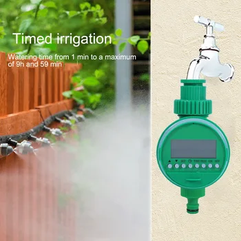 

Garden Water Timer Automatic Irrigation System Watering Timer Hose Faucet Controller With LCD Display For Lawn Garden Yard