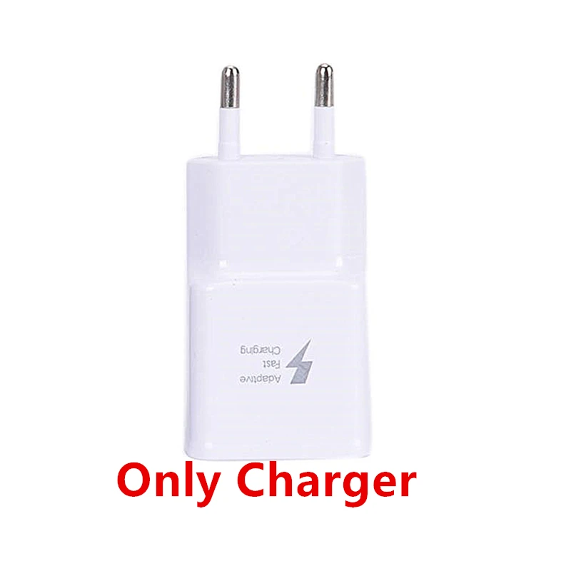 only charger white 9 в 2A Быстродействующее зарядное устройство адаптер для samsung galaxy A50 A70 huawei P20 lite P30 mate 20 Honor 20 Pro кабель для зарядки мобильного телефона - Тип штекера: only charger white