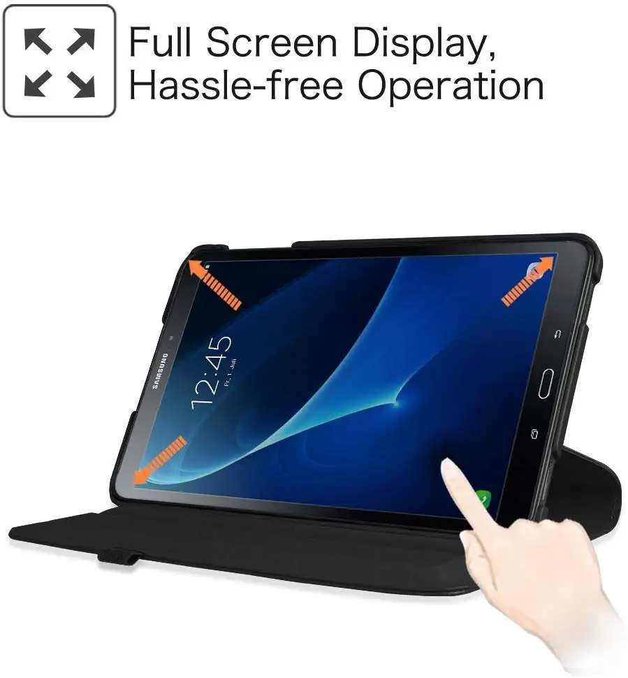 Чехол для планшета Samsung Galaxy Tab A A6 10 1 2016 SM T580 T580N T585 T585C с вращающейся на 360 градусов