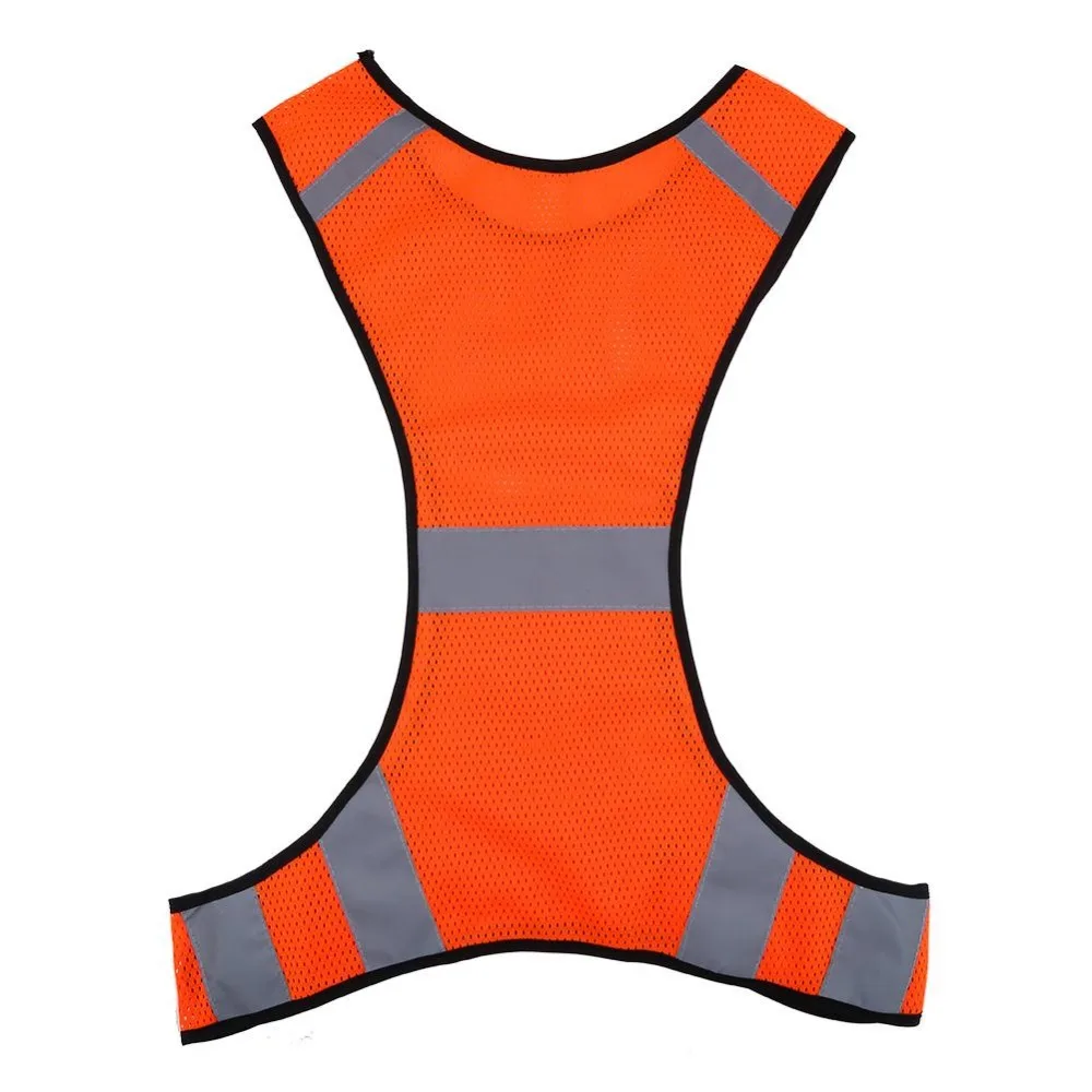 High Visibility Reflective Safety Vest Night Running Security Clothing Adjustable Waist,Night Running Cycling Warning Safety