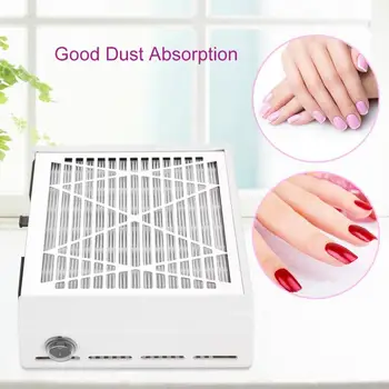 

Vacuum Cleaner Parts 40W Large Power Nail Dust Collector Nail Dust Suction Cleaning Collection Nail Art Tool EU Plug Cleaner