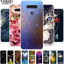 Für LG K51 Fall Telefon Abdeckung Silikon Weichen TPU Rückseitige Abdeckung für LG K51 LGK51 Fall 6,5 zoll Mode Stoßstange auf für LG K 51 Coque Capa