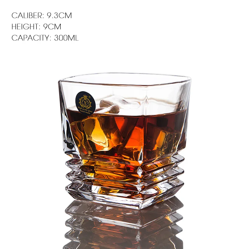 NO.9-300ML Горячая Распродажа, большой виски, бокал для вина, бессвинцовые Хрустальные чашки, высокая емкость, пивной бокал, бокал для вина, бар, отель, посуда для напитков, бренд Vaso Copos - Цвет: NO.9-300ML