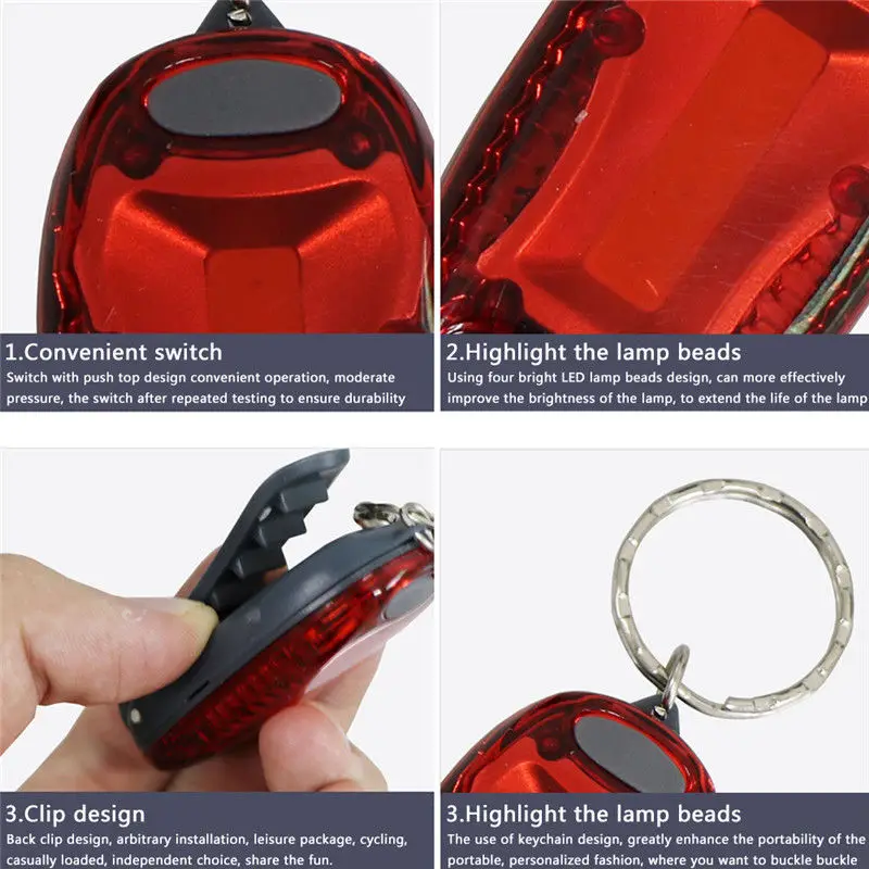 Best Multi-Function Night Warning Light Led Backpack Light Cob Tail Light 4Led Highlight Taillights 12 Best Multi-Function Night Warning Light Led Backpack Light Cob Tail Light 4Led Highlight Taillights 12