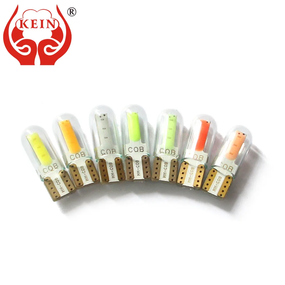 KEIN 10 шт. Led T10 W5W Свет автомобиля COB лампы 194 168 лампа для купольная чтения интерьера