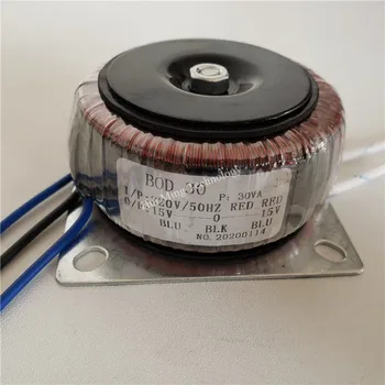 

15V-0-15V 1A Ring transformer copper 30VA 220V input custom toroidal transformer for power supply amplifier
