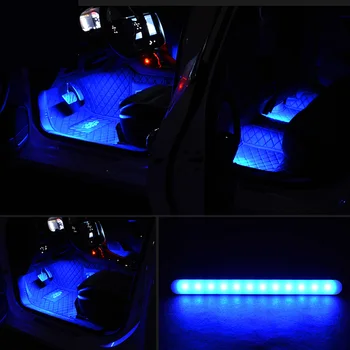 

Interior Atmosphere Lights RGB Decoration W/ Remote Control Lamp Bulbs