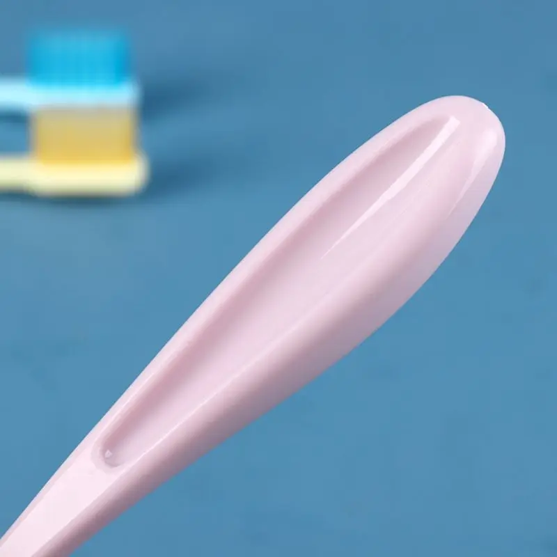 3 шт. ультра мягкая антибактериальная зубная щетка для детей, детская зубная щетка ярких цветов со смайликом