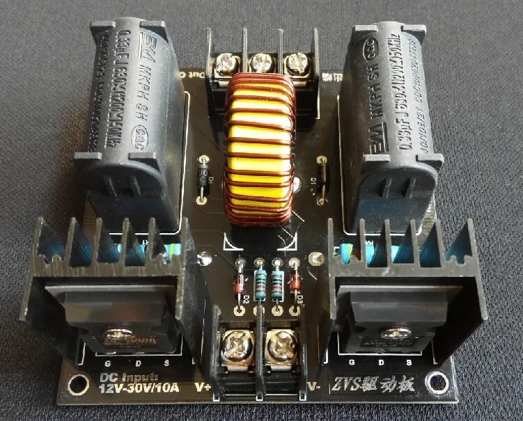 

free shipping diy ZVS high voltage power Kit Tesla Coil Power ZVS high voltage generator drive plate