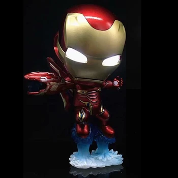 

Disney marvel Mini Iron man MK50 with lighting Action Figure Model Anime Collection Figurine Toys or children