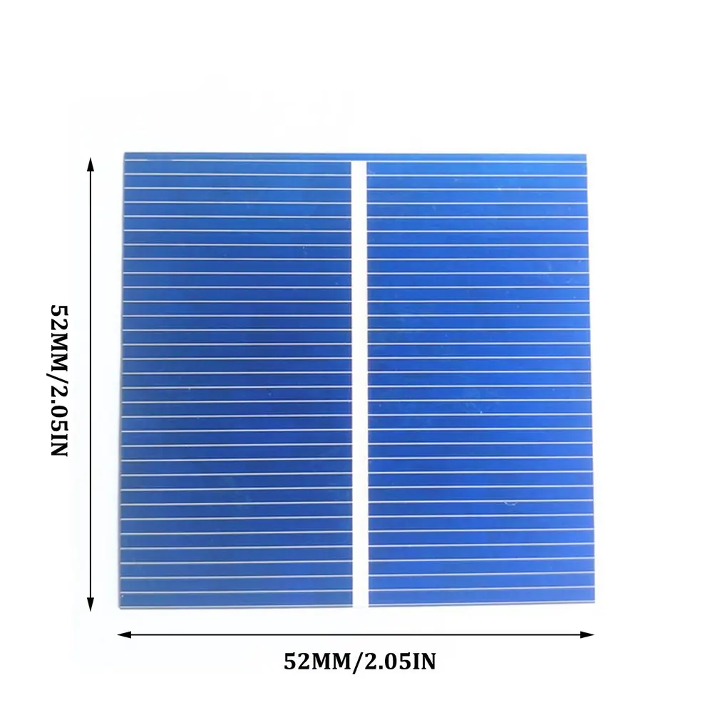 50/100 шт. 52*52 мм 0,5 V 0,43 W Панели Солнечные DIY солнечной батареи Батарея Зарядное устройство DIY солнечный Батарея Зарядное устройство углублённые встраиваемые на солнечной батарее