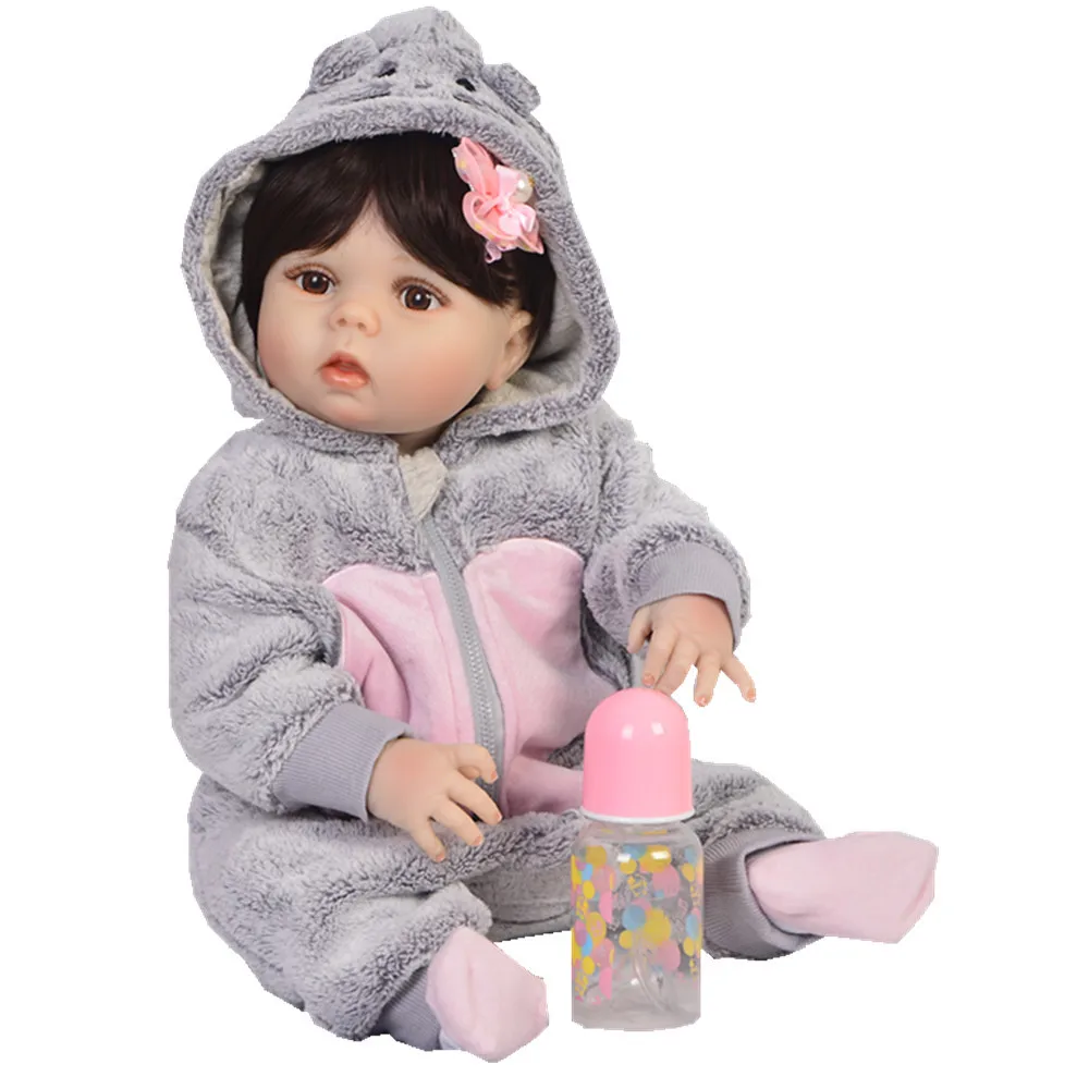  Keiumi New Style 23-Inch Full Rubber Reborn Baby Doll Model Baby Reborn Baby Hot Selling