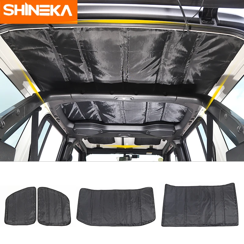 Теплоизоляционная прокладка SHINEKA для Jeep Wrangler Sahara JL 2018 + комплект изоляции на крышу
