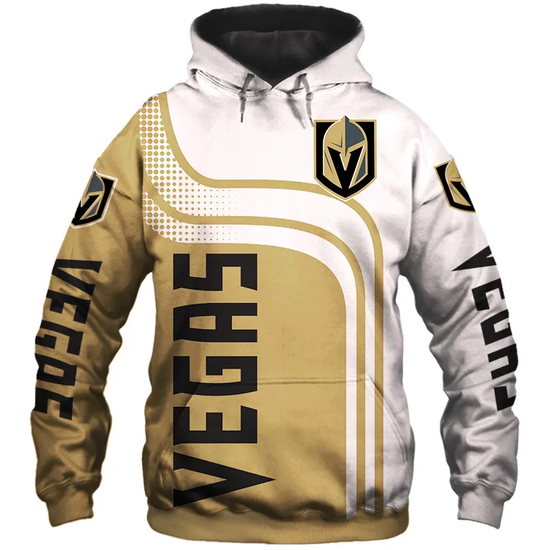 Sudadera con capucha 3D para hombre, con diseño de punto, casco de metal, estampado de caballeros dorados, para exteriores