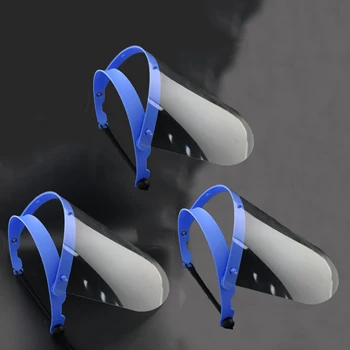 

3Pcs Full Face Protection Cover Screen Cooking Oil Splash Shield Anti-fog Coronary Anti Splash Dust-proof Protect Mask Screen