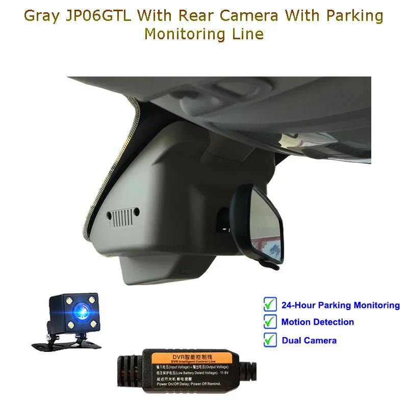 Jabriel WIFI Hidden Car Camera 1080P dash cam car dvr for jeep Renegade Compass Wrangler jk tj Grand Cherokee wj wk zj Patriot - Название цвета: JP06G Tow Cam Line