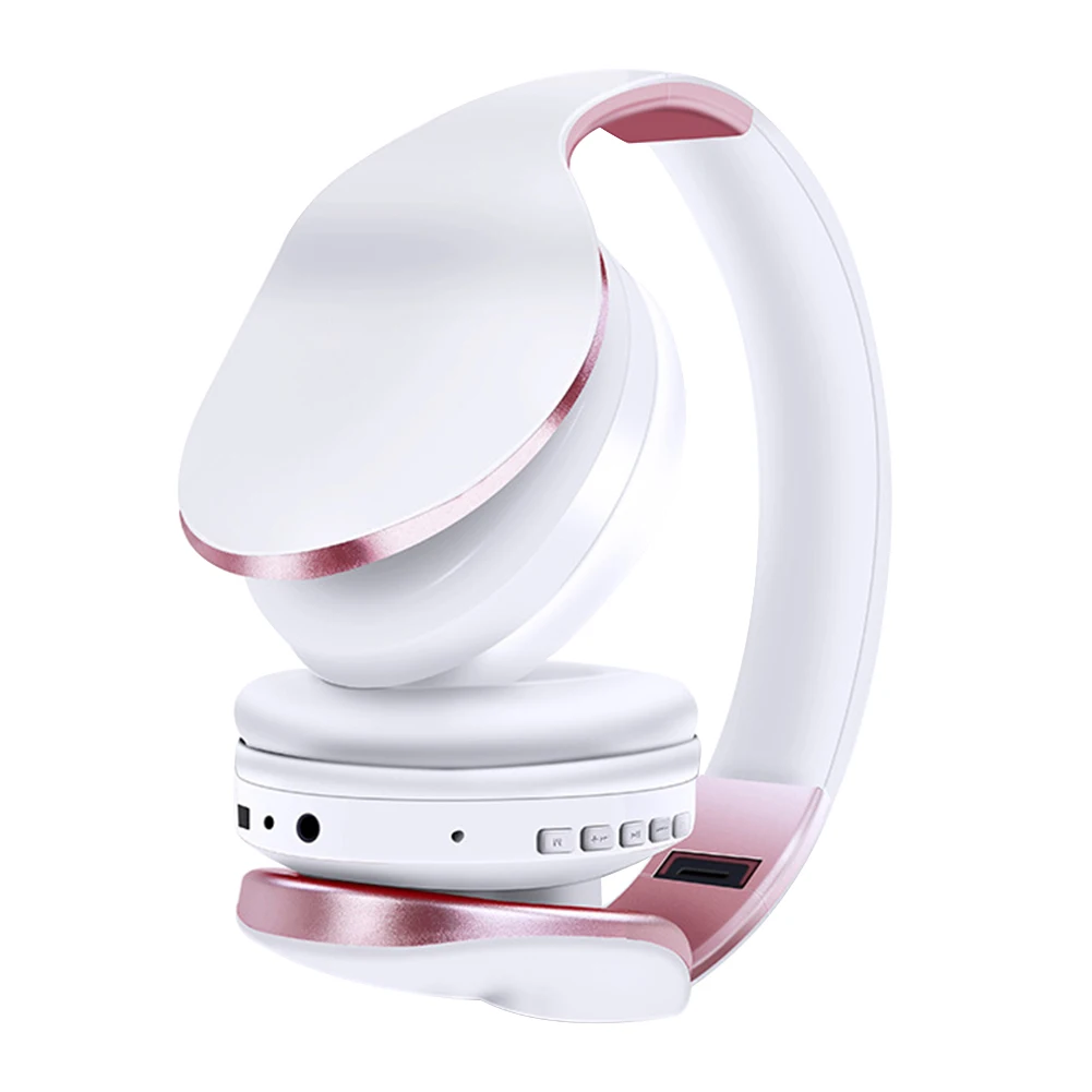 Wireless Bluetooth 5 0 Heavy Bass Headphone HiFi Stereo Sport Headset with Mic