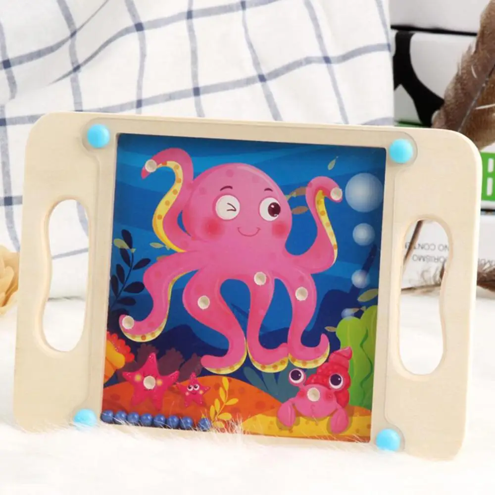Pink octopus Горячая Распродажа, Забавный 3D лабиринт, волшебный куб, головоломка, скоростной куб, игра-головоломка, лабиринт, мяч, игрушки, магический лабиринт, мяч, игры, развивающие игрушки - Цвет: Pink octopus