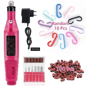 

Soft Dust Remove 10Pcs Nail Cleaning Brushes For Nails Care Lathe Manicure And Pedicure Milling Cutters Electric Nail Drill Pen