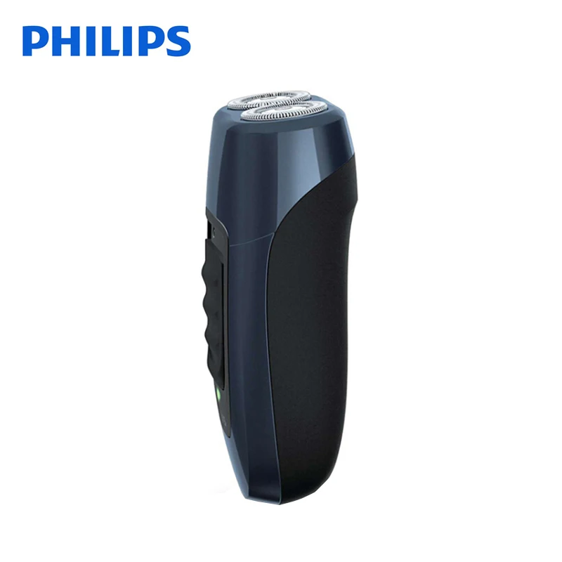 Электробритва Philips PQ190 перезаряжаемая с Ni-MH аккумулятором независимая две плавающие головки для мужской электрической бритвы синий+ черный