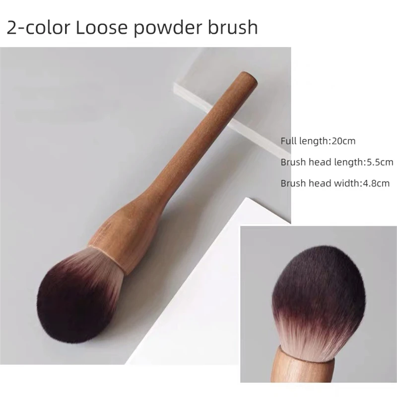 European Vintage Wood Handle Makeup Brush 1Pcs makeup brush