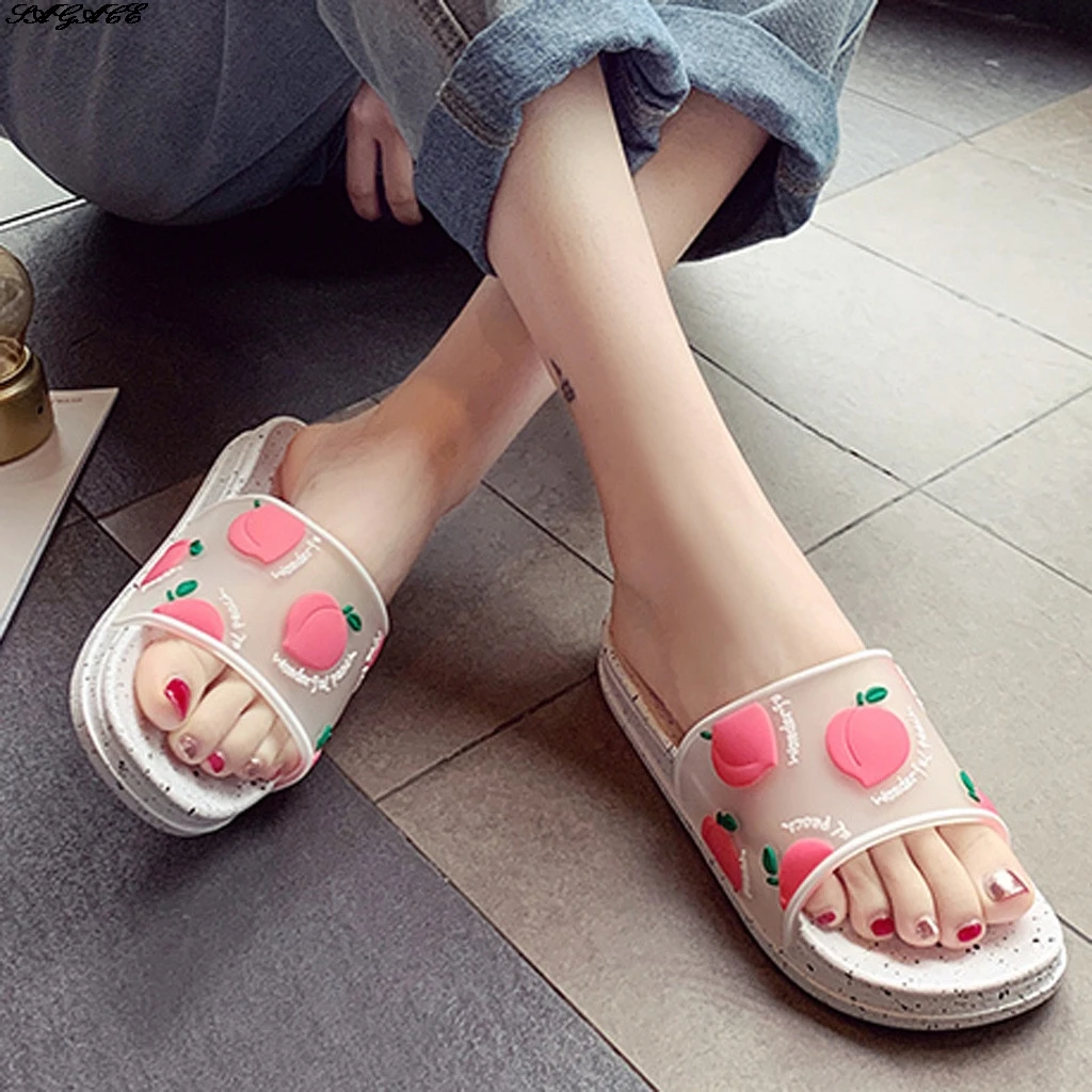 non slip open toe slippers