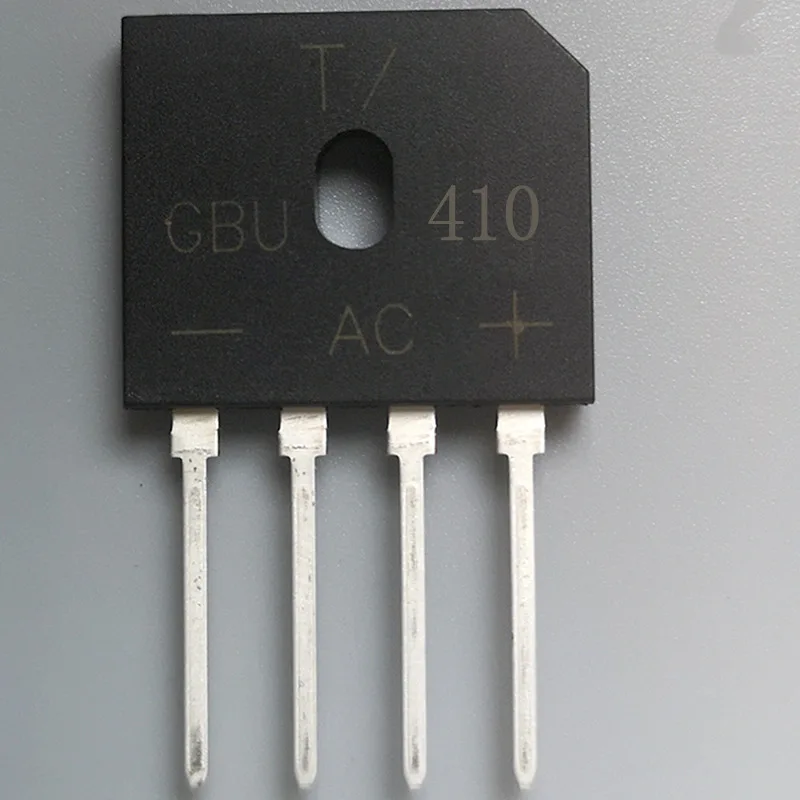 

Manufacturers Direct Selling 4A1000V Bridge Rectifier GBU Package GBU 410 Large Chip Plug-in Bridge Rectifier GBU 410