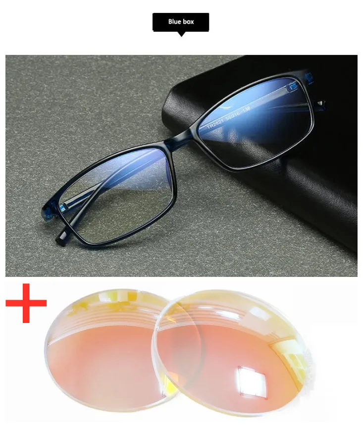 Blue frame Silver Новые Пользовательские цвета-слепоты очки красный зеленый цвет слепые корректирующие очки для женщин и мужчин цвет слепой водительские права очки - Цвет оправы: Blue frame Silver