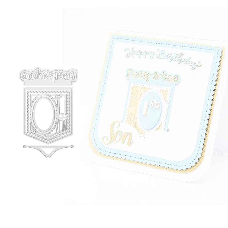 Metal Cutting Die For Christmas DIY Photo Album Scrapbook 3D Greeting Card Making Embossed Creative Word Label 2021 NEW | Дом и сад
