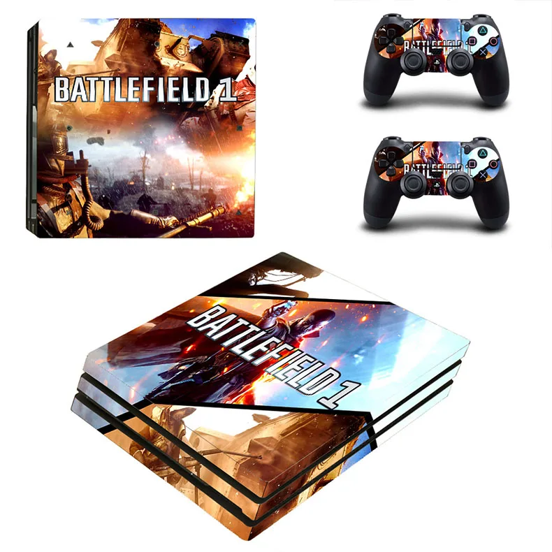 PS4 Pro Battlefield 1 наклейка PS 4 Play station 4 Pro виниловая наклейка s Pegatinas для playstation 4 Pro консоль и контроллер