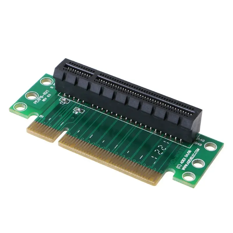 Плата адаптера PCI Express 8X переходная карта 90 градусов для 1U/2U компьютерный набор