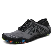 Мужская Нескользящая легкая быстросохнущая обувь мужская обувь для плавания для серфинга пляжная обувь Aqua Большие размеры 35-47 на шнуровке