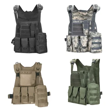 

Breathable Tactical Hunting Military Vest Molle Outdoor Waistcoat Clothing Combat Assault Jungle Equipment Vest 4 color