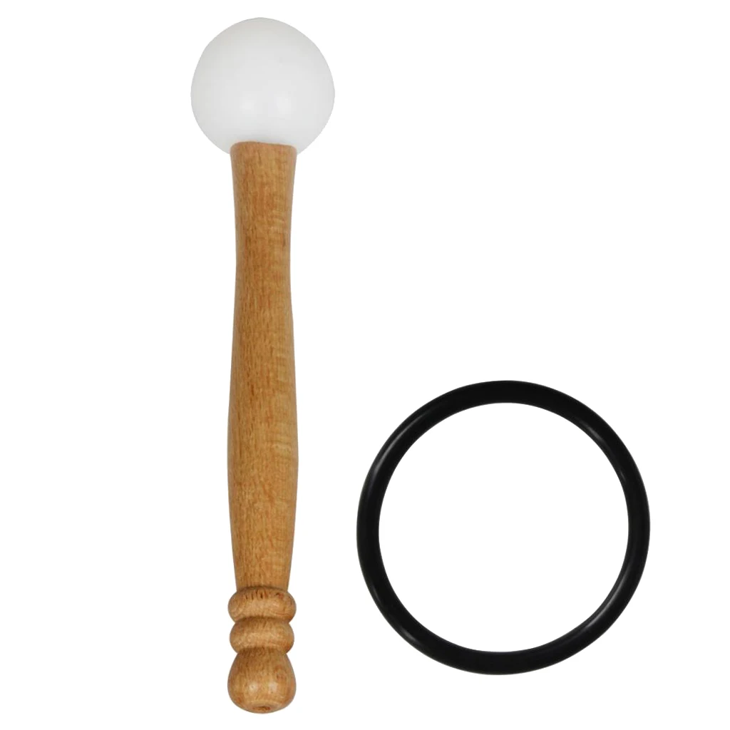 Rubber Crystal Singing Bowls Striker Mallet Percussion instrument Accessory