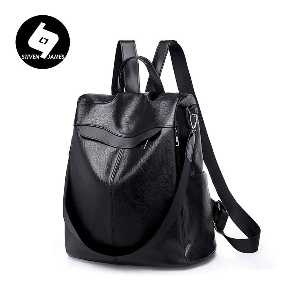 

STIVEN JAMES 2020 New Multifunctional Backpack Anti Theft Shoulder Bag for Teenage Girls Small Leather Backpacks Women Sac A Dos