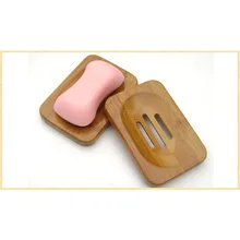 Натуральный Деревянный бамбуковый мыльница Деревянный Мыльница держатель для хранения мыльница тарелка коробка контейнер для ванной душ тарелка ванная комната