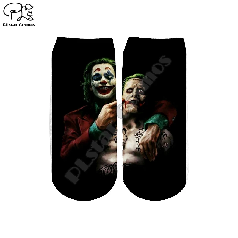 PLstar Cosmos/дропшиппинг, Joker Joaquin Phoenix, новая мода, 3 цвета, женские/мужские/мальчики/девочки, лето-осень, короткие носки, S-4