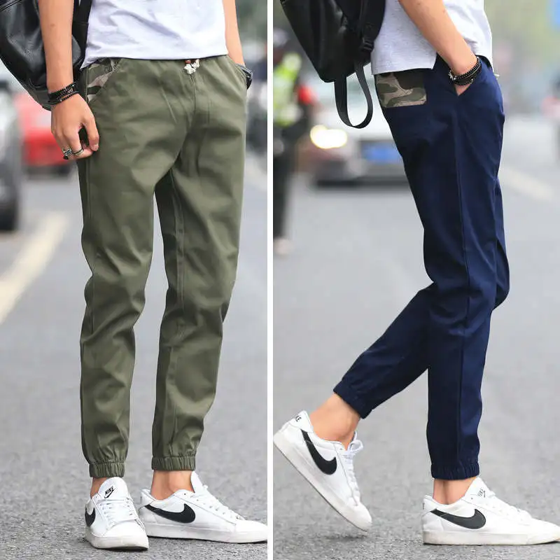

Summer MEN'S Pants Casual Pants BOY'S Athletic Pants Korean-style Trend Harem Skinny Trousers New Style Ankle Banded Pants Sub-
