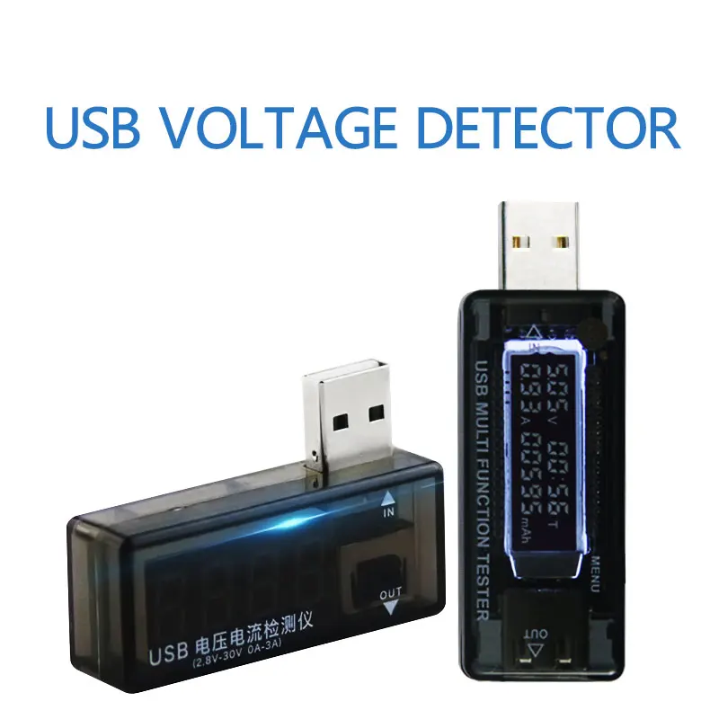 Brneaci USB зарядное устройство для мобильного телефона детектор напряжения тока цифровой дисплей тестовый разряд емкость мониторинг обслуживания