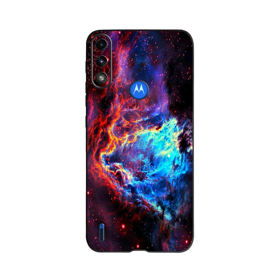 Durable Silicone Phone Back Cover - Soft TPU Protection for Motorola Moto E7 Series