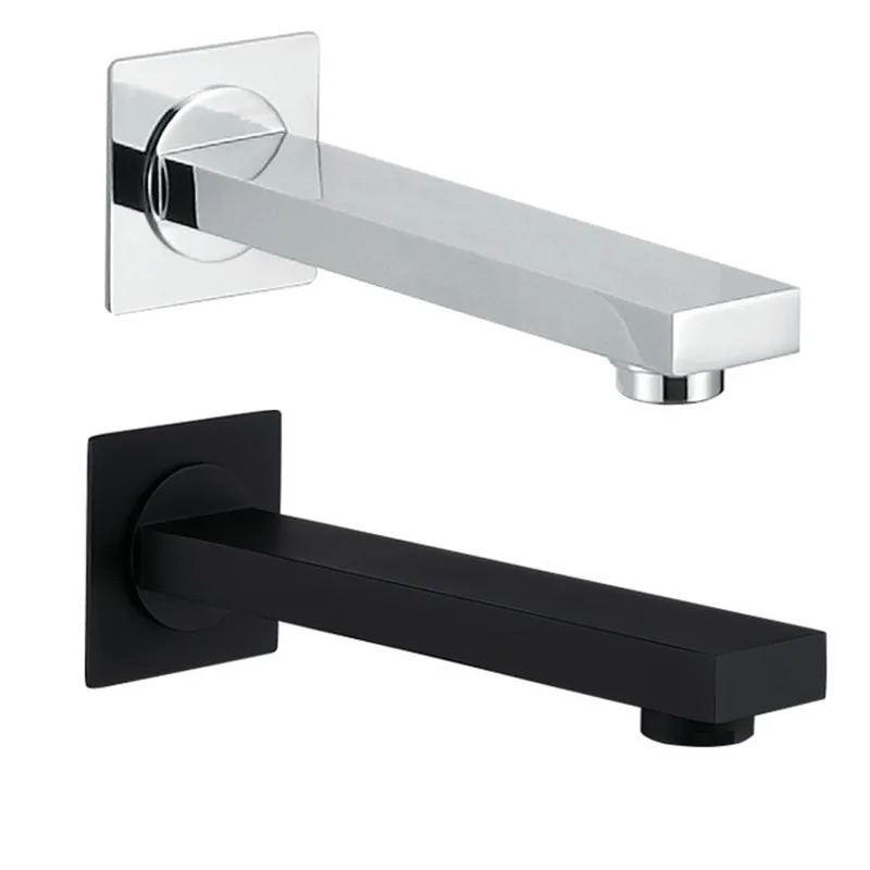 solidbrasschromeorblackinwallshowersetwaterspoutwatermouth