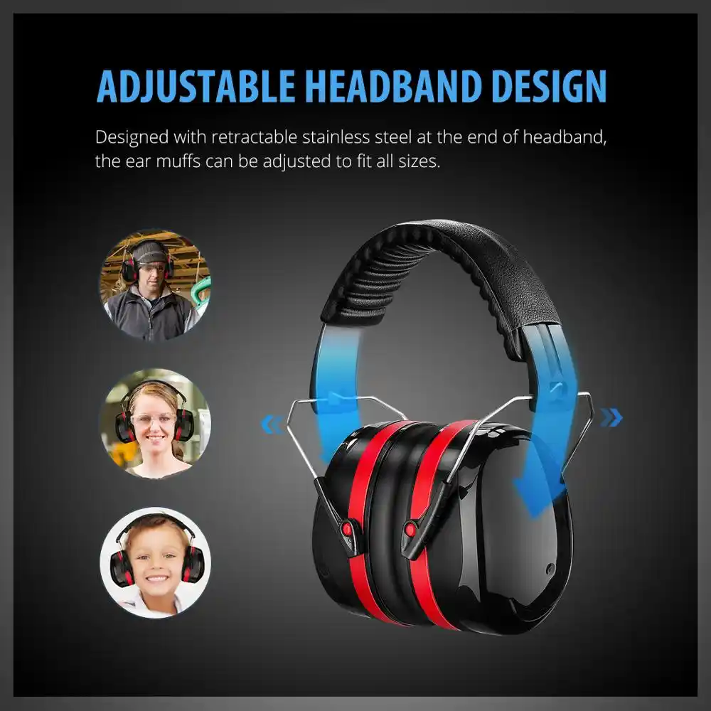 Mpow Adults Foldable Ear Muffs Defenders Shooting Hunting Noise Reduct