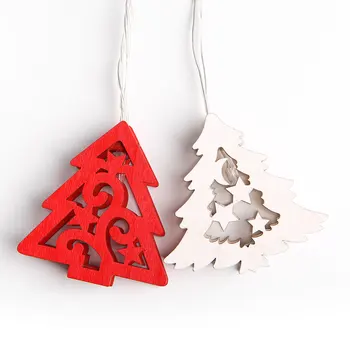 

Christmas LED String Lights with Wood Ornaments from Original Design Manufacturer Bulk Order Wholesale Tree LED Lights Decor F