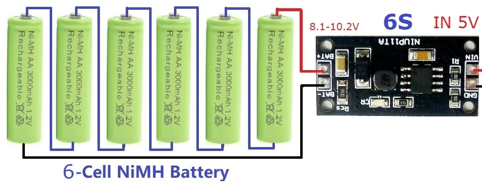 Chargeur batterie NiMh 4~8 éléments 1A 0113EC1021 - Weymuller