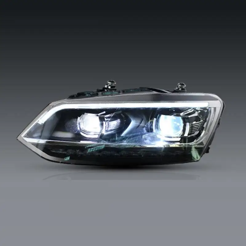 Автомобильные Боковые указатели поворота Drl автомобильные аксессуары светодиодные фары Задние Автомобильные фары в сборе 13 14 15 16 для Volkswagen Polo