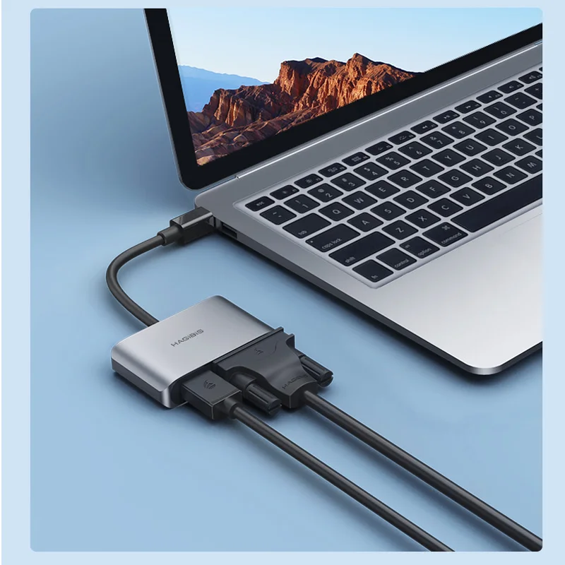 Hagibis Mini DisplayPort to HDMI VGA Adapter Thunderbolt 2 Converter 4K DP Cable for Apple MacBook Air Pro surface Pro