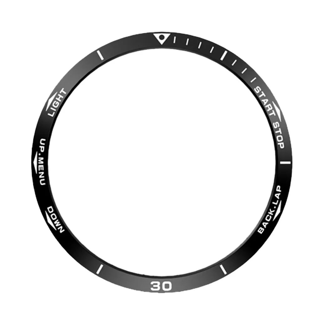 45# для Garmin Fenix 5/Fenix5 Plus, ободок, кольцо, клейкая крышка, нержавеющая сталь, аксессуары для умных часов, защитный чехол