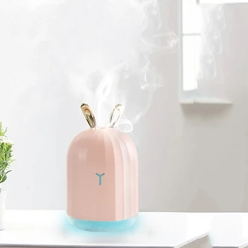 

Sale Air humidifier Essential Oil Diffuser 220ML Fogger Mist Maker Whit LED Night Lamp For Home Car Air Care Decoration Q30