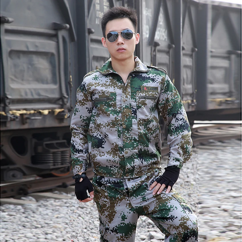  CS Paintball Training Suit Men Military Uniform Camouflage Tactical Combat Jacket+trousers Clothing